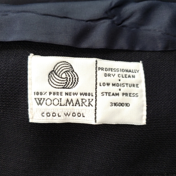 Navy Single-Button Blazer - Picture 8 of 9